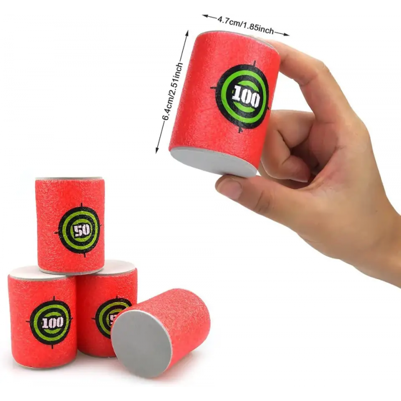 Toy  accessories scoring soft bullet shooting  Foam eva dart target barre 