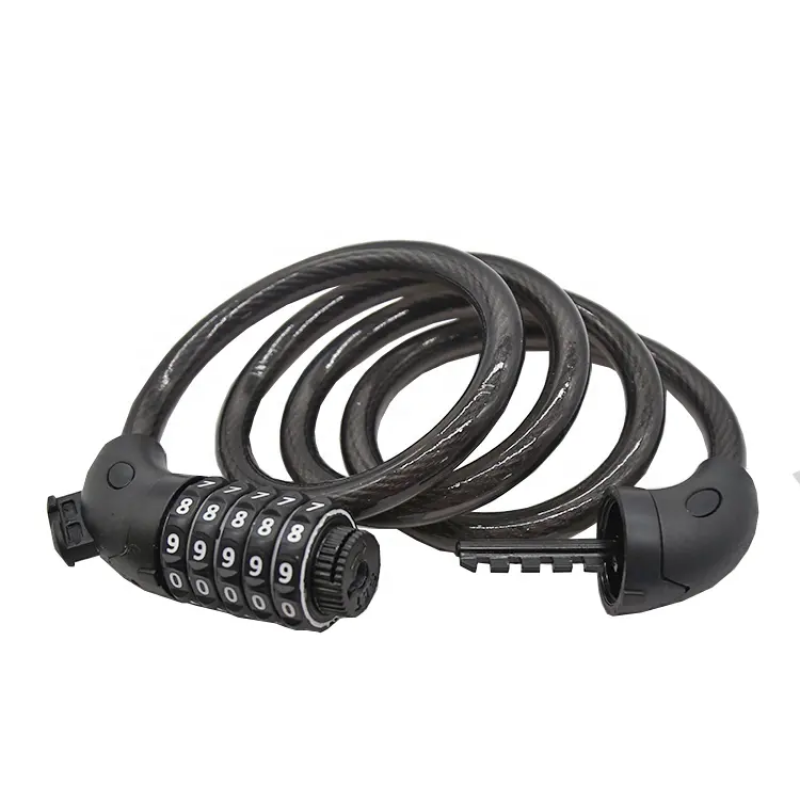  Anti-Theft Resettable 5 Digit Bike Bicycle Cycling  Combination Cable Lock 