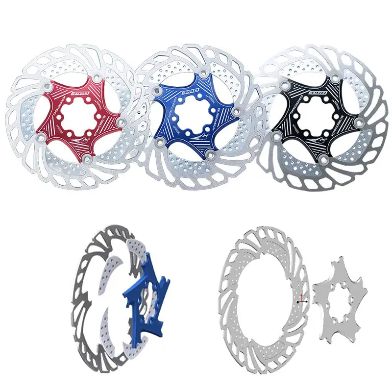 160mm Floating Disc Brake Rotor dissipation Heat Bicycle Disc Brake Rotor Bicycle Parts 