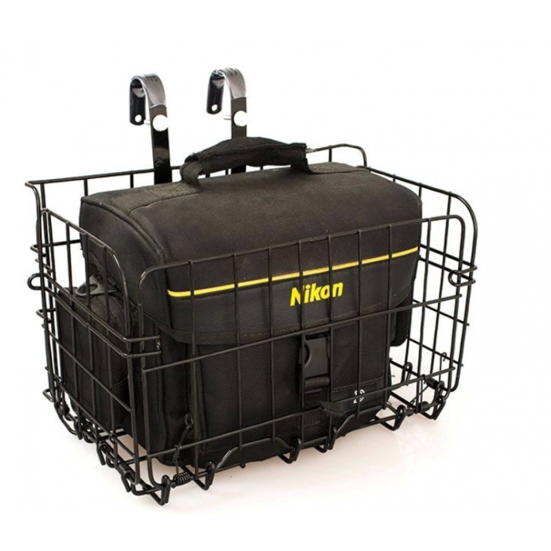 Wholesale front bike foldable basket bicycle Accessories bike bag 