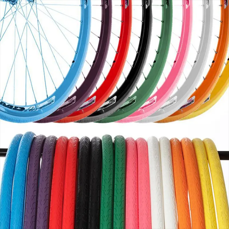 26 inch mountain bike bicycle Free inflatable tires tubeless vacuum 700C color bicycle tire 