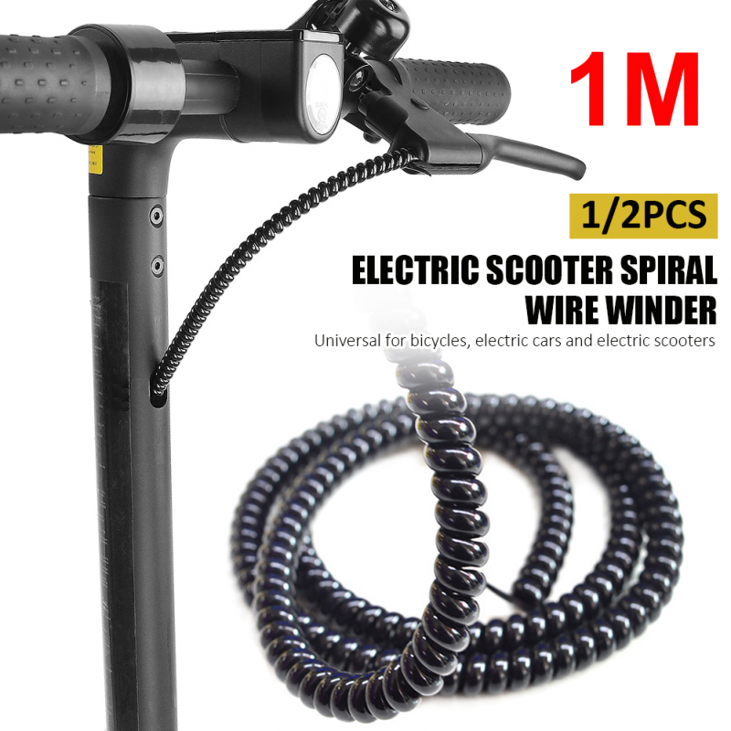 Bicycle brake cable protective cover, spiral spring brake cable winding belt 