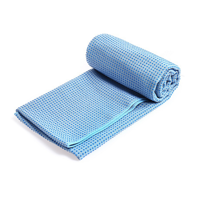 Yoga mat non-slip towel fitness yoga supplies Yoga mat yoga mat towel PVC plum blossom dot yoga towel 