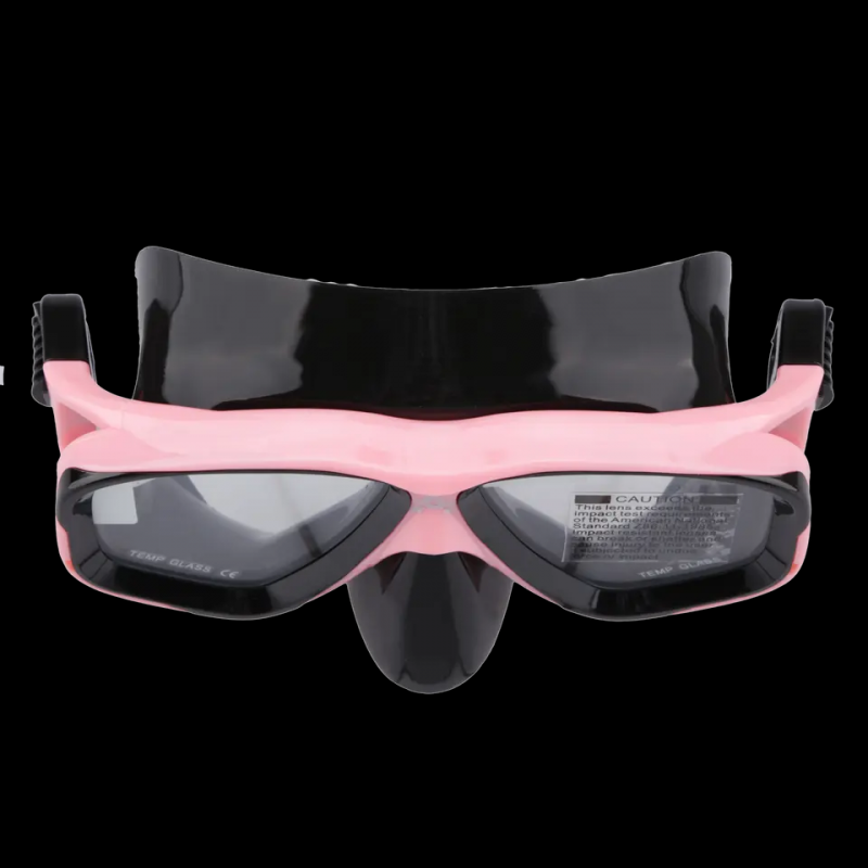 can be equipped with myopic tempered glass nose goggles free diving lungs silica gel respirator mask, and adult snorkeling goggles 