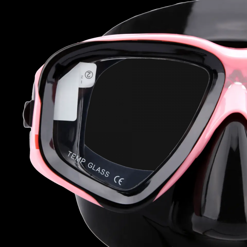 can be equipped with myopic tempered glass nose goggles free diving lungs silica gel respirator mask, and adult snorkeling goggles 