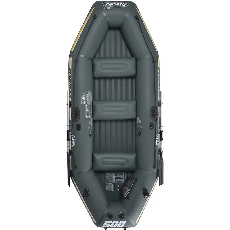 Inflatable boat thickened rubber boat PVC mesh fishing boat durable folding boat kayak assault boat 