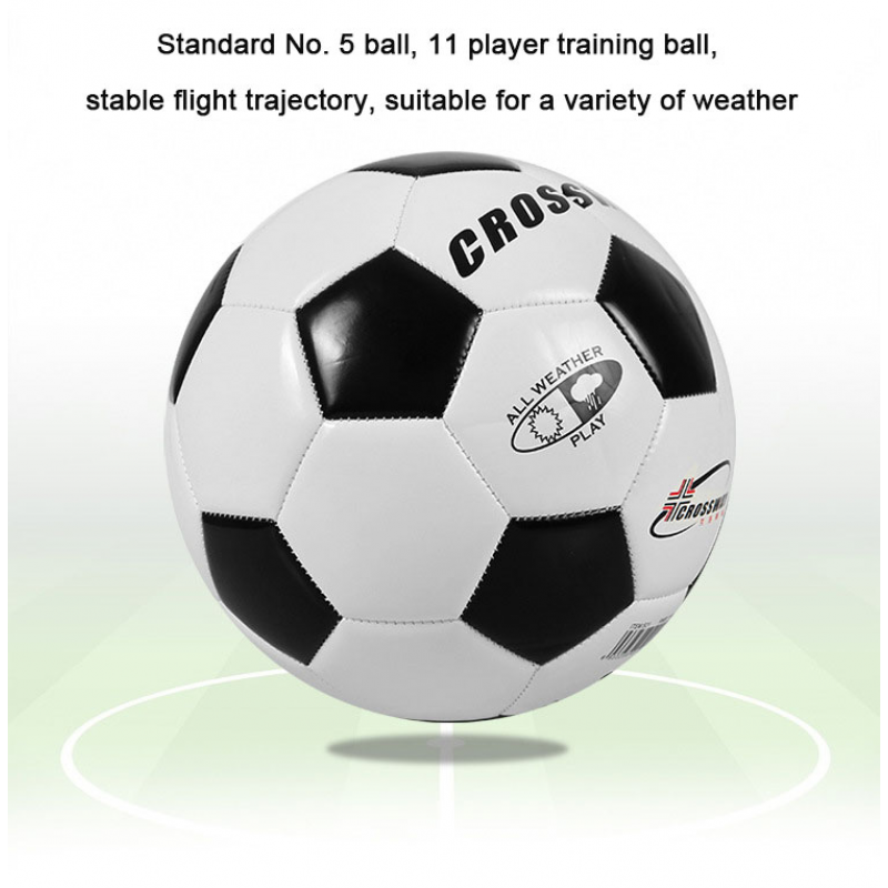 PU Leathe size 5 soccer ball Wear Resistant Anti-slip football for Professional Match Training 