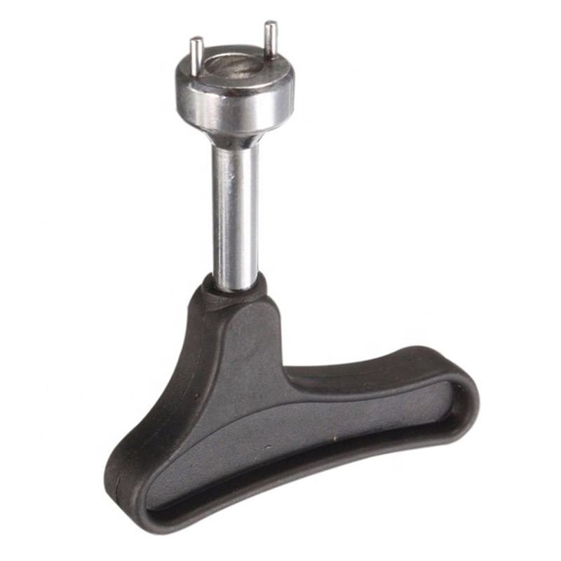Stainless steel black golf shoe cleats wrench spike removal accessories tool 