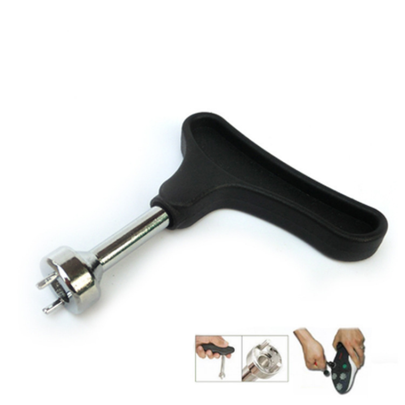 Stainless steel black golf shoe cleats wrench spike removal accessories tool 