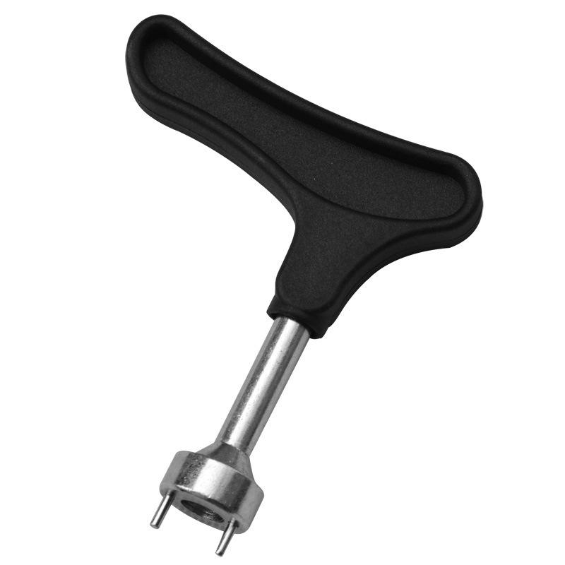 Stainless steel black golf shoe cleats wrench spike removal accessories tool 