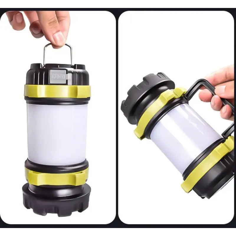 Outdoor camping lights camping LED work lights USB rechargeable emergency tent lights strong light long-range flashlight 