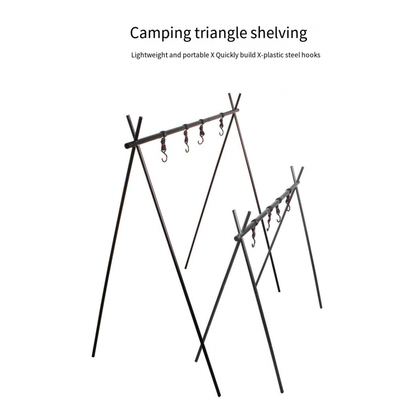 Outdoor camping rack camping Triangle rack air rack triangle rack medium size 