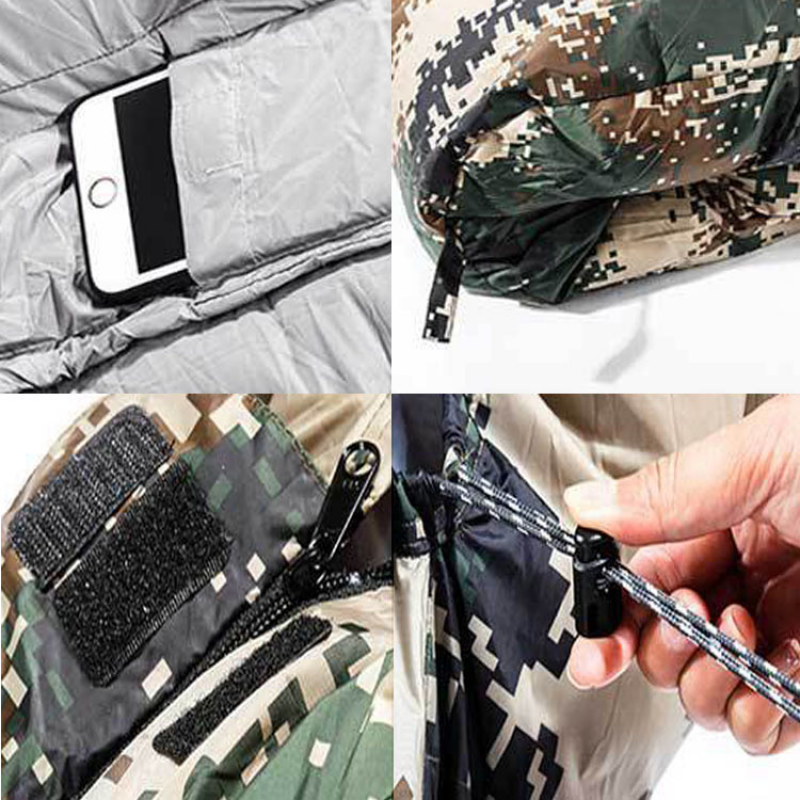 Army of Bilkels green sleeping bag camouflage down sleeping bag 07 type down sleeping bag adult soldier camping sleeping bag 
