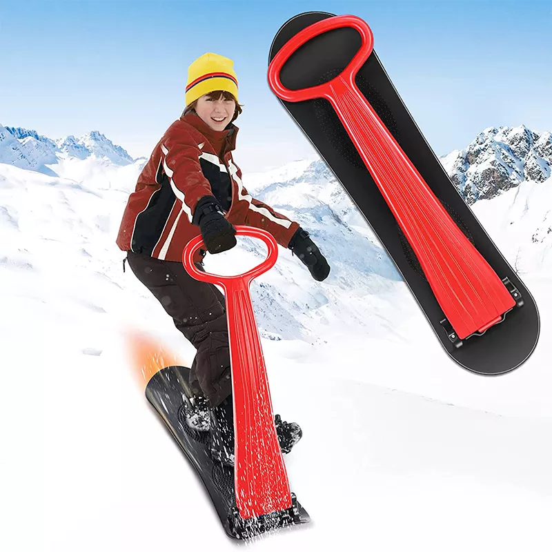 Ski car outdoor adult children's snowboard veneer folding ski supplies sled board skis 