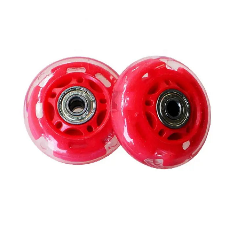 PU rubber wheels non-slip  children adult roller light skate wheels  accessories 