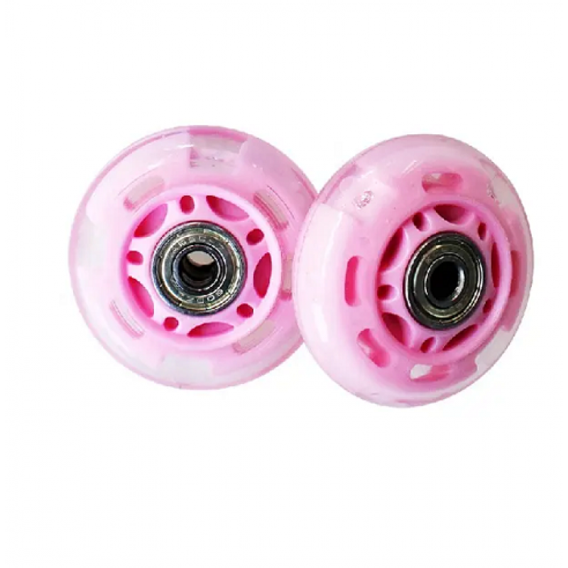 PU rubber wheels non-slip  children adult roller light skate wheels  accessories 