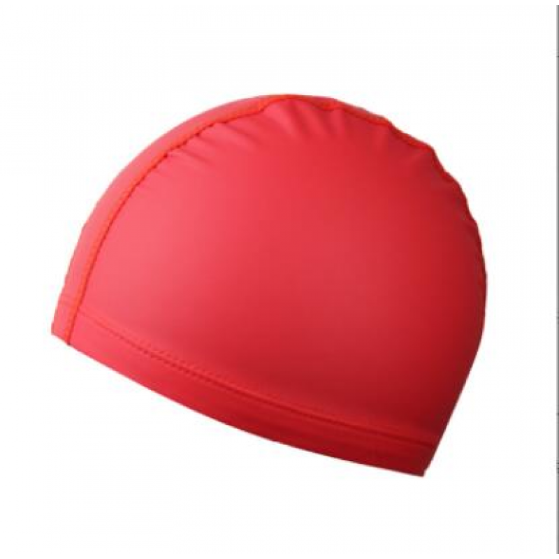 Pu swimming caps the source manufacturer has increased waterproof swimming caps for adult men and women with multi-color PU leather coated professional swimming caps 