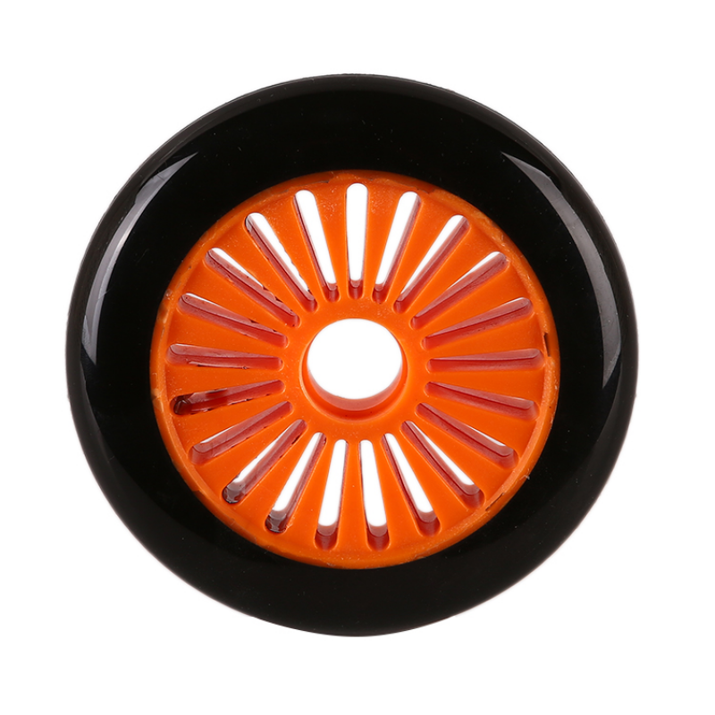 120*24mm Scooter accessories environmentally friendly shot and wear resistant colorful PU wheels 