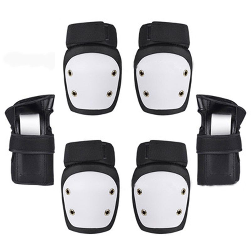 Adult and child roller skating gear 6-piece ski roller skating skateboard balance scooter riding knee protector 