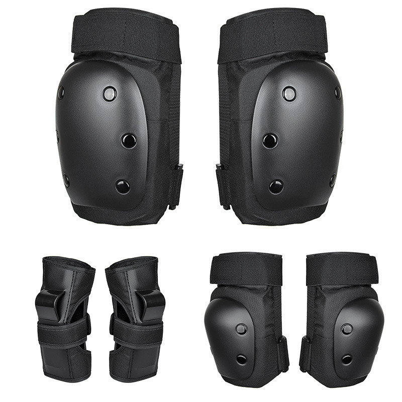 Adult and child roller skating gear 6-piece ski roller skating skateboard balance scooter riding knee protector 