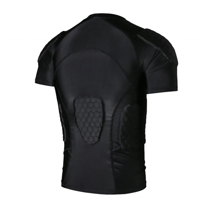 Protective T-Shirt Protector Suit for Basketball  Rugby football chest padded shirt 